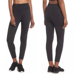 Girlfriend Collective Black High Rise 7/8 Compressive Leggings Sz XS NEW